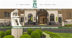 Desktop Screenshot of lighthousepropertieshotels.com