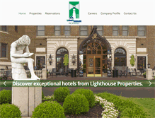 Tablet Screenshot of lighthousepropertieshotels.com